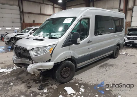 2020 Ford Transit-350 Passenger Van Xlt z USA, uszkodzony, nr VIN 1FBAX2C89LKA12366